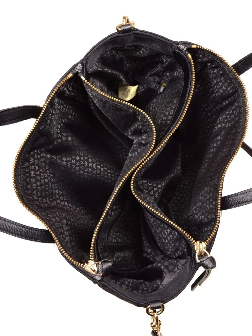 Kate Spade New York Wilson Road Alyse Satchel Bag Black Nylon